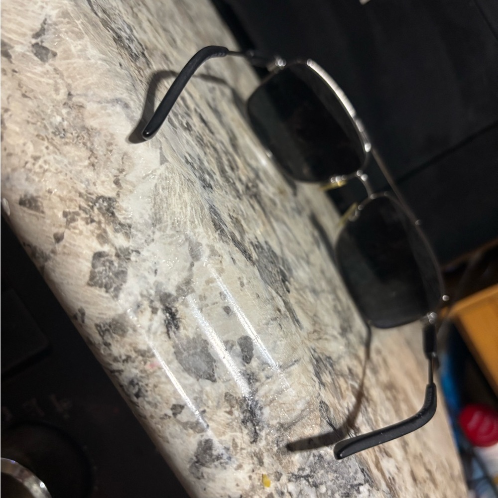Burberry Black and Gold Sunglasses - Picture 3 of 5